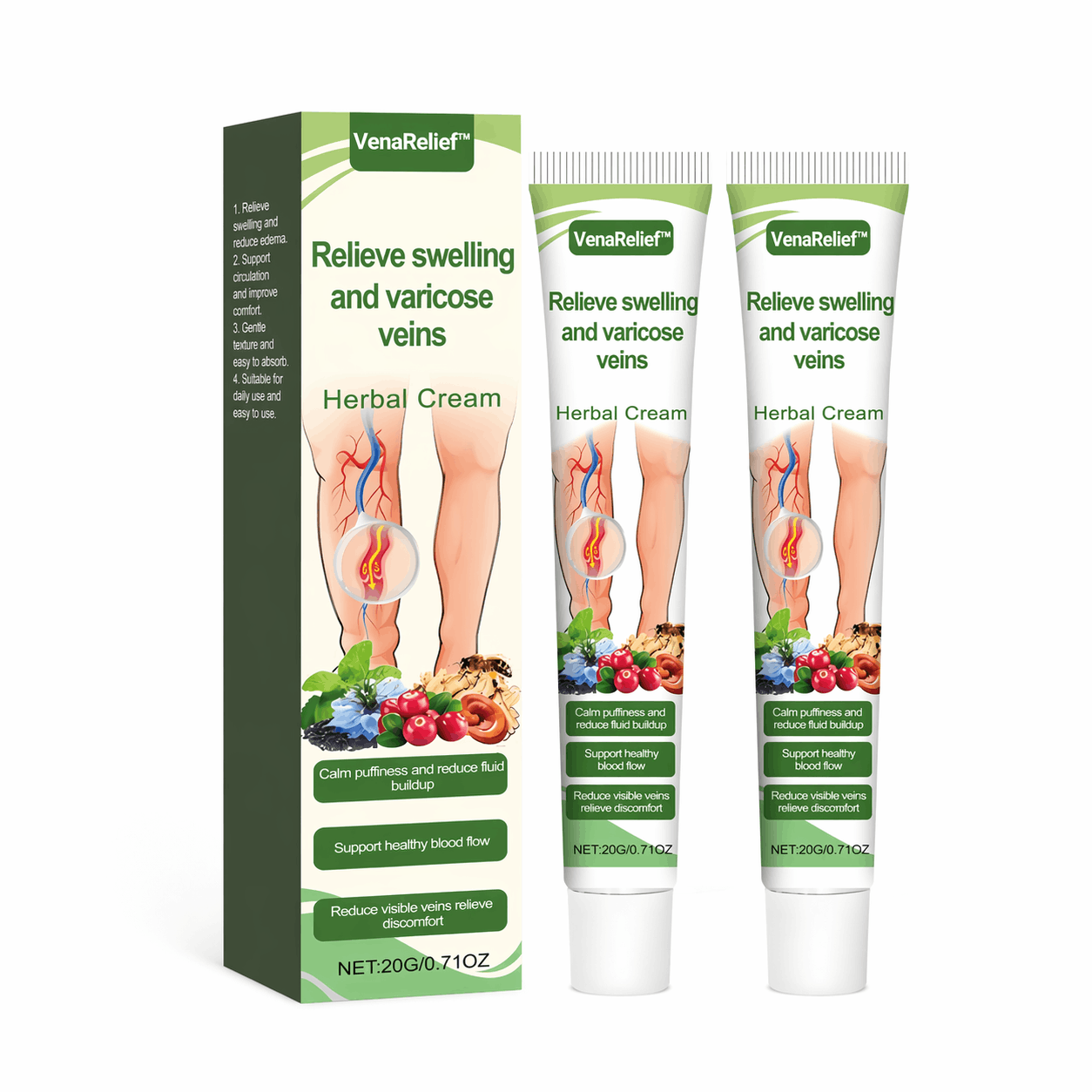 Reduce leg swelling by up to 92% in just 24 hours