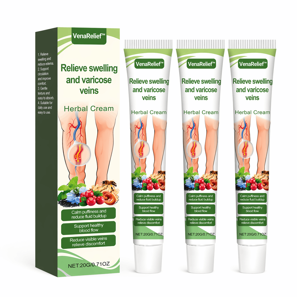 Reduce leg swelling by up to 92% in just 24 hours