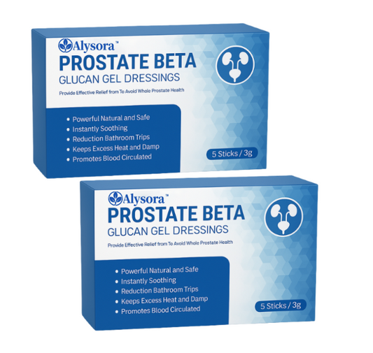 Pansements de gel au bêta-glucane pour la prostate